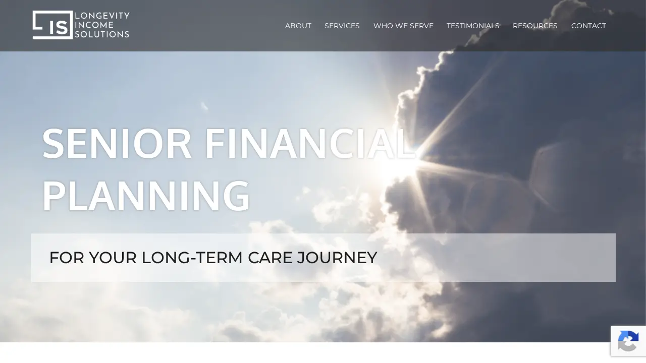 Longevity Income Solutions page