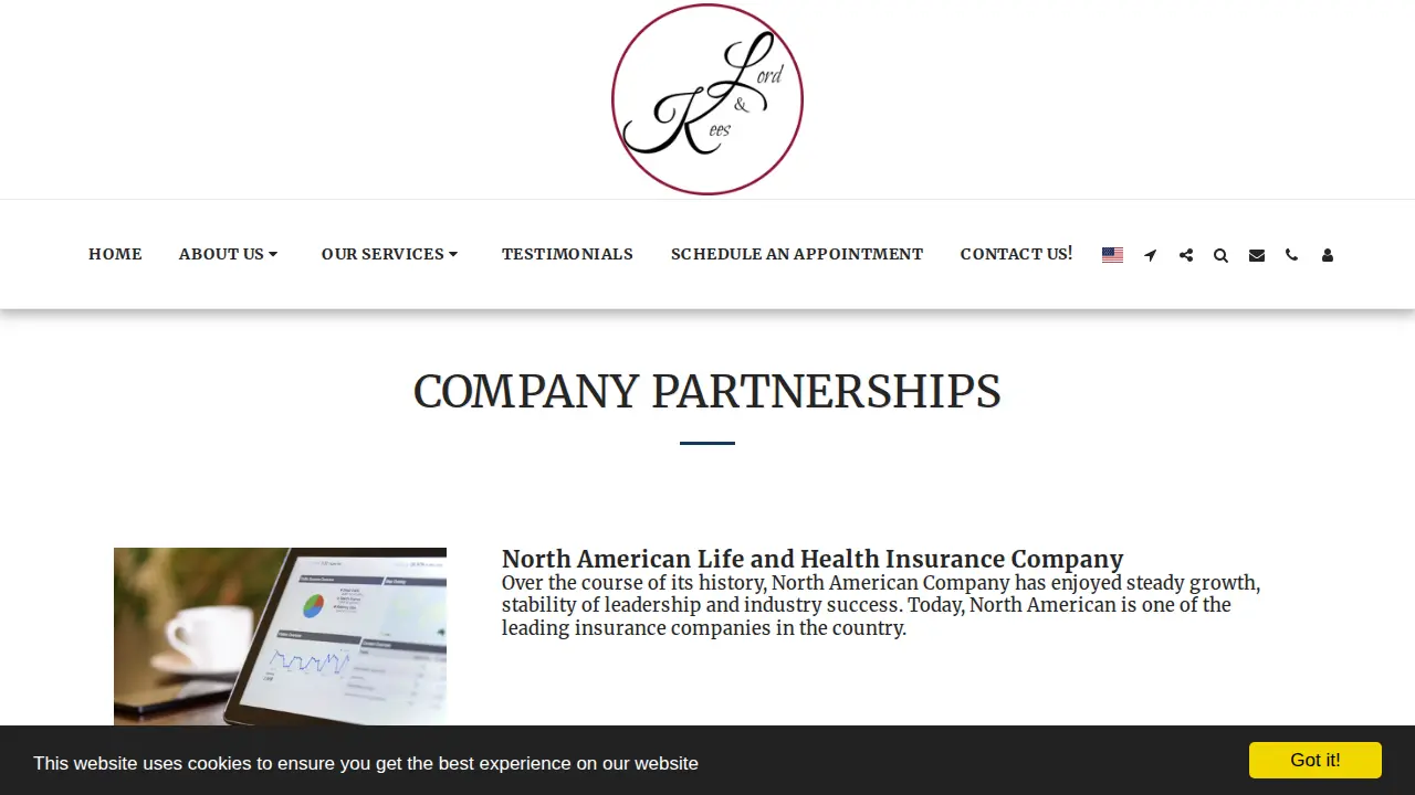 Lord and Kees Financial Systems Inc. page