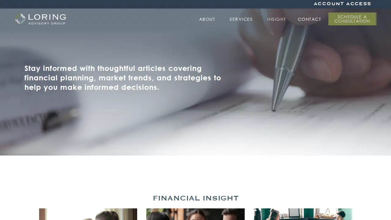 Loring Advisory Group page