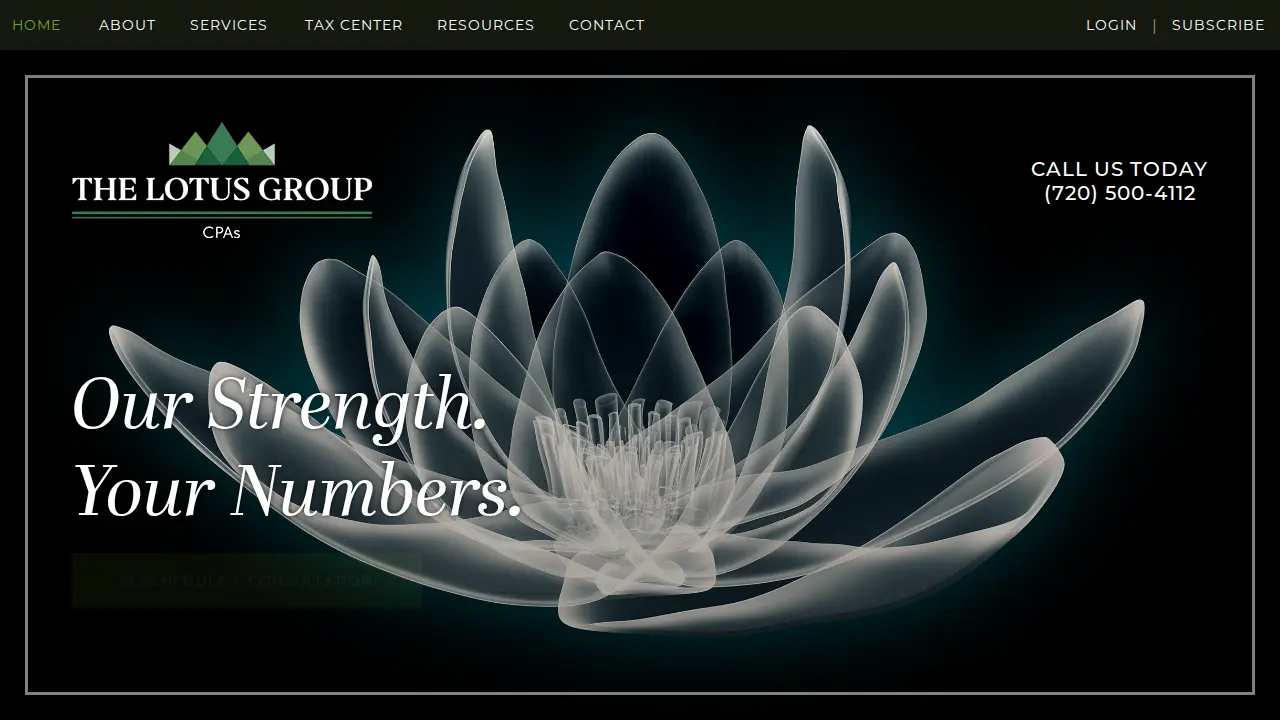 The Lotus Group CPAs page