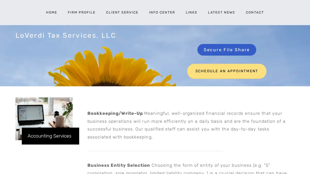 LoVerdi Tax Services, LLC page