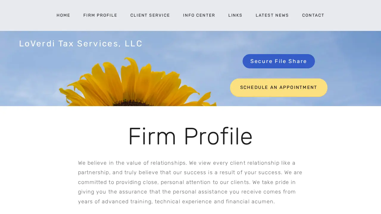 LoVerdi Tax Services, LLC page