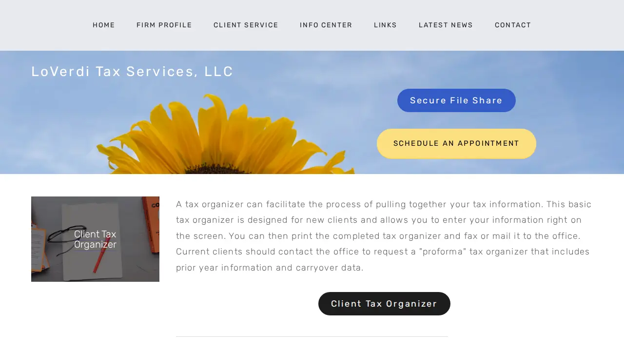 LoVerdi Tax Services, LLC page