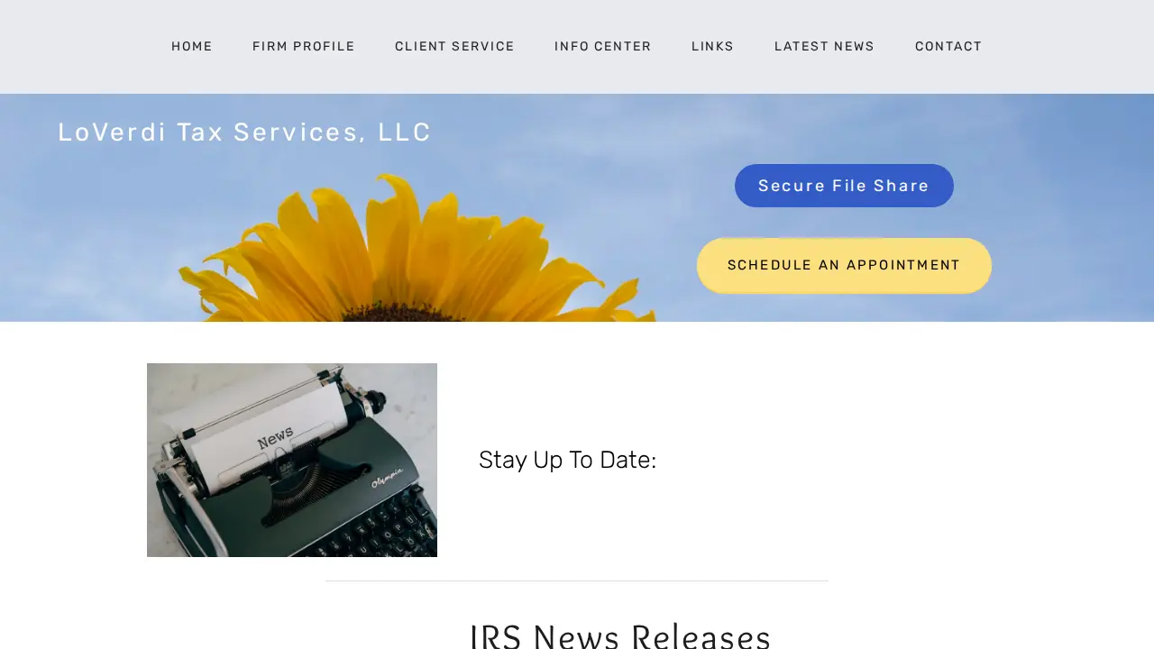 LoVerdi Tax Services, LLC page
