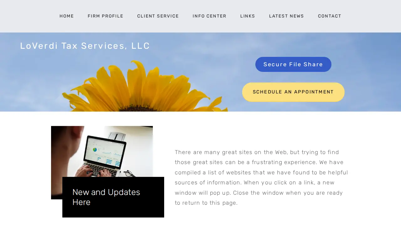 LoVerdi Tax Services, LLC page