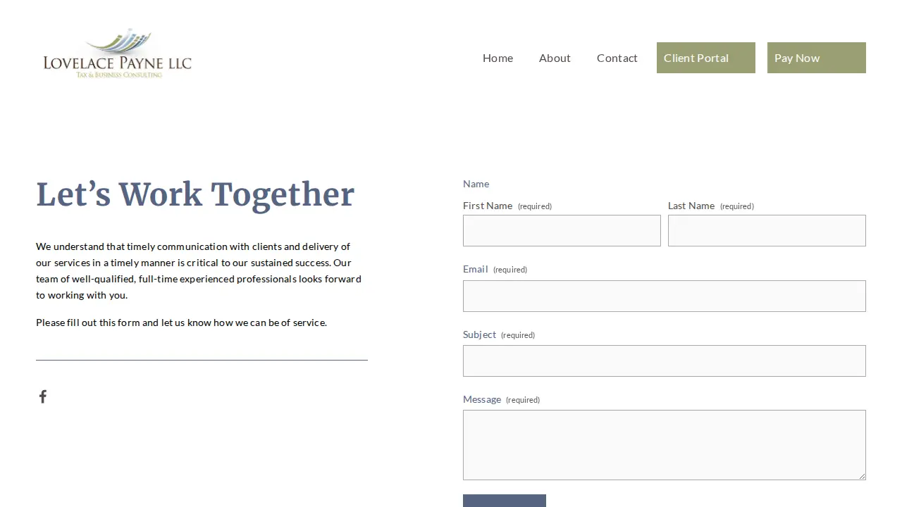 Lovelace Payne LLC page