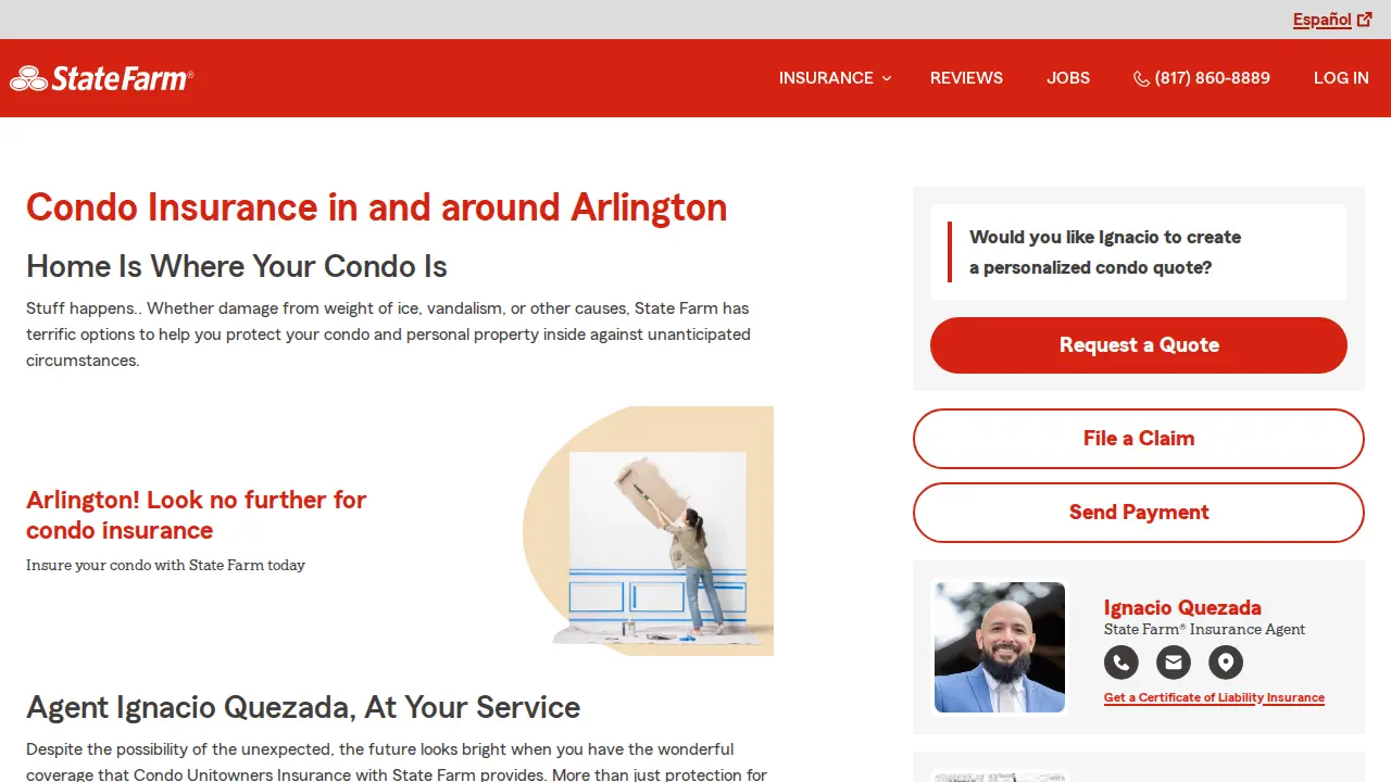 Ignacio Quezada - State Farm Insurance Agent page
