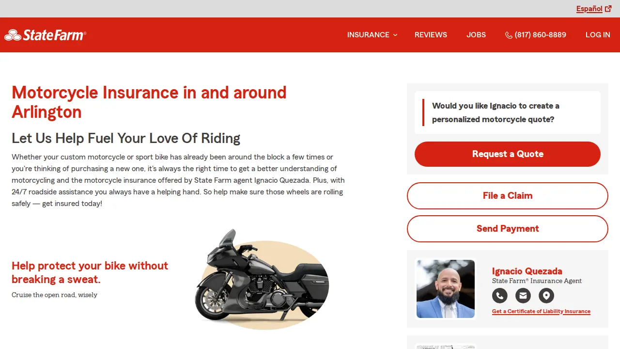 Ignacio Quezada - State Farm Insurance Agent page