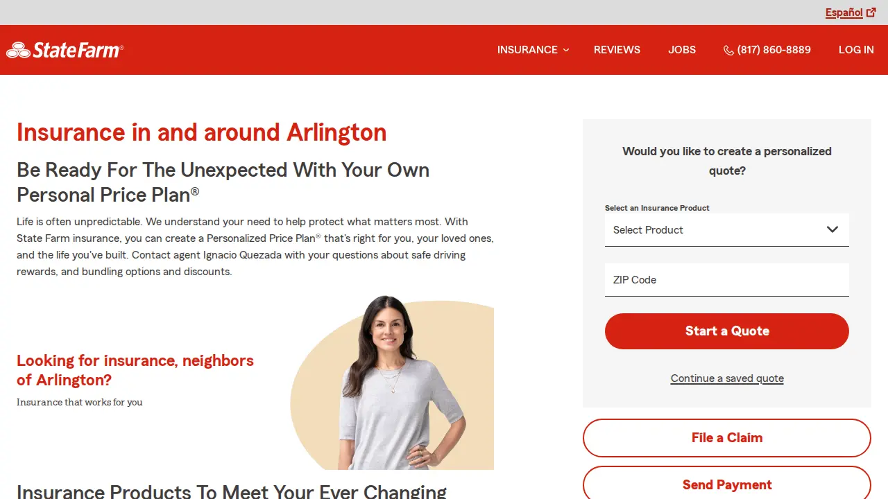 Ignacio Quezada - State Farm Insurance Agent page