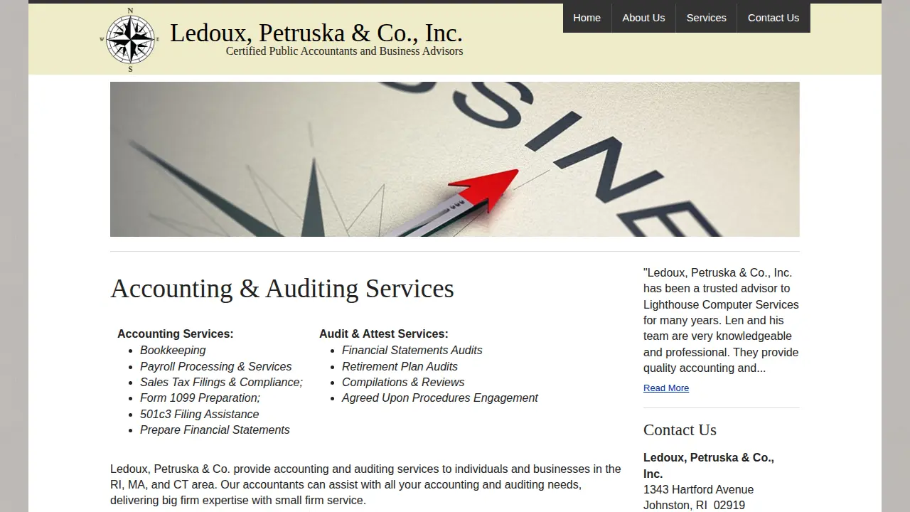 Ledoux, Petruska & Co., Inc. page