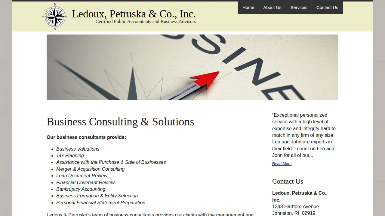 Ledoux, Petruska & Co., Inc. page