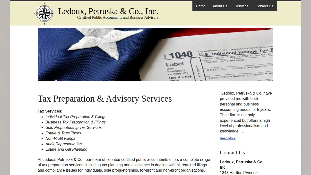 Ledoux, Petruska & Co., Inc. page