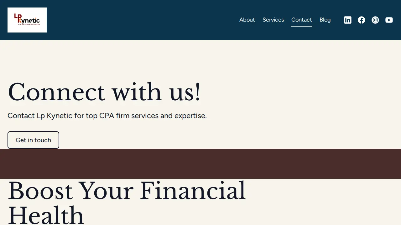 Lp Kynetic CPA page