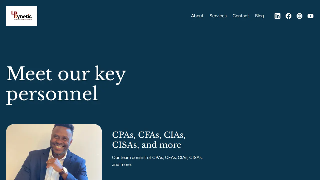 Lp Kynetic CPA page