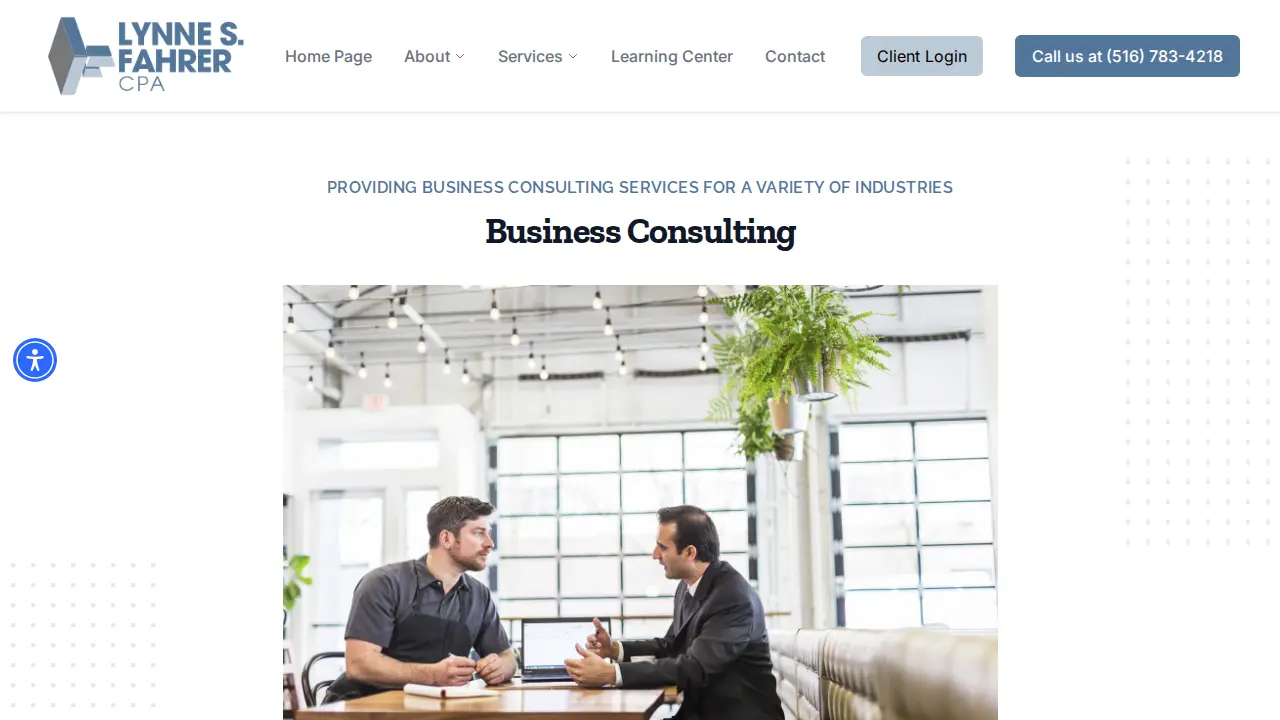 Lynne S. Fahrer, CPA page