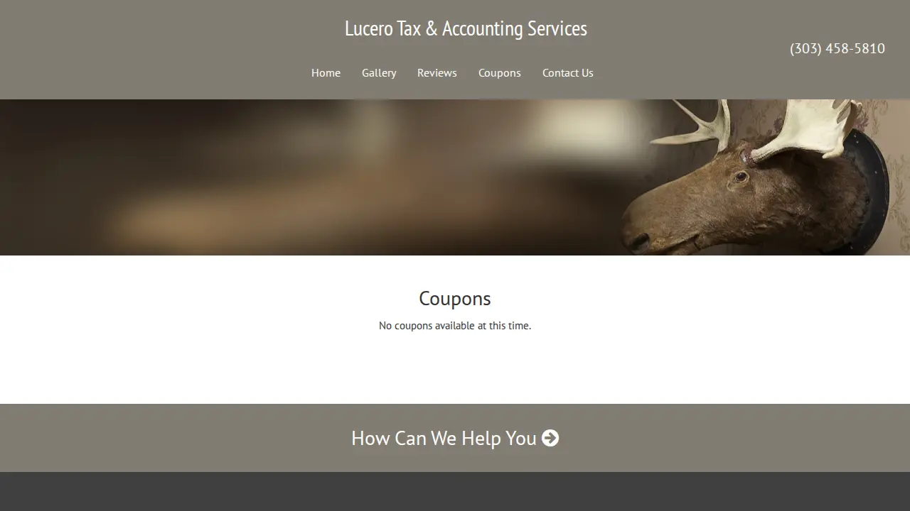 Lucero Tax & Accounting page