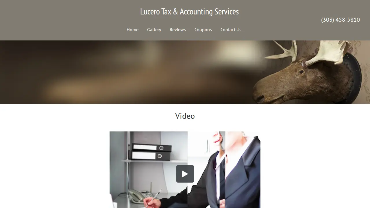 Lucero Tax & Accounting page