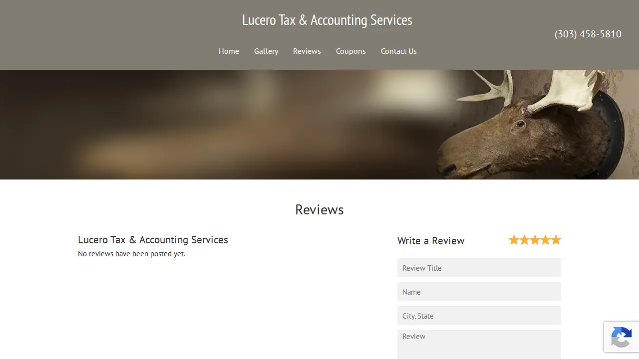 Lucero Tax & Accounting page