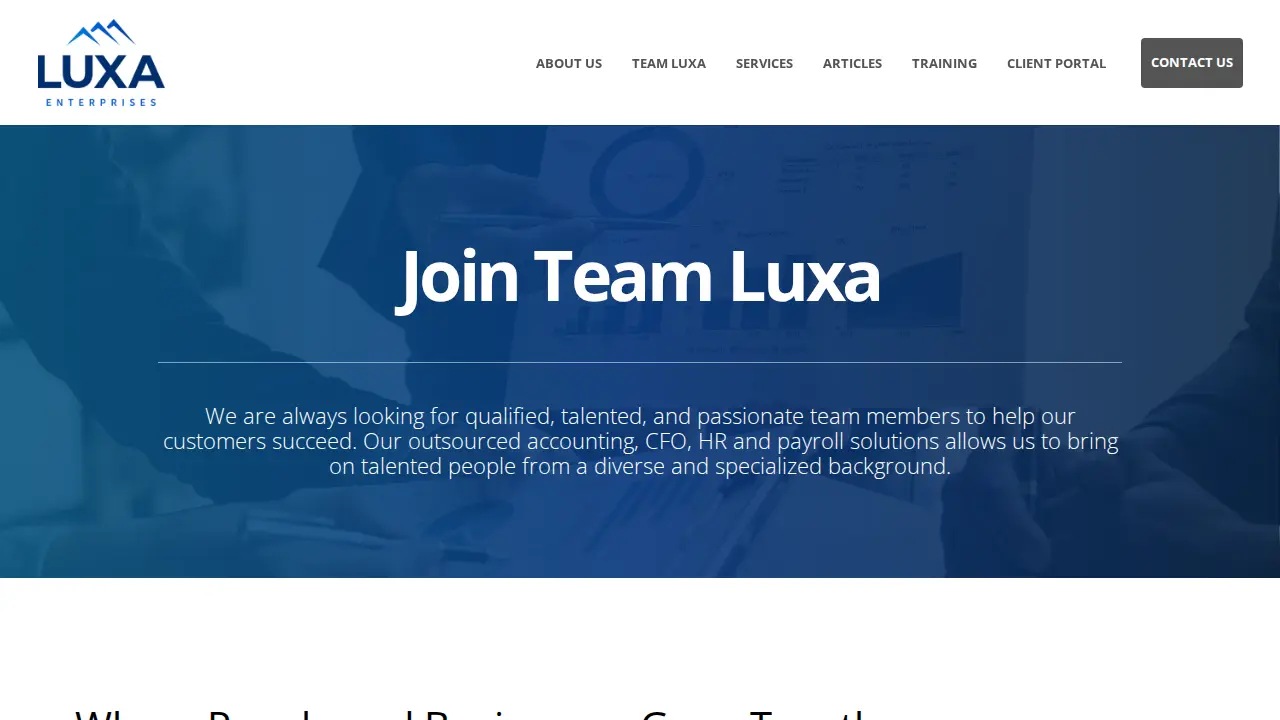 LUXA Enterprises page