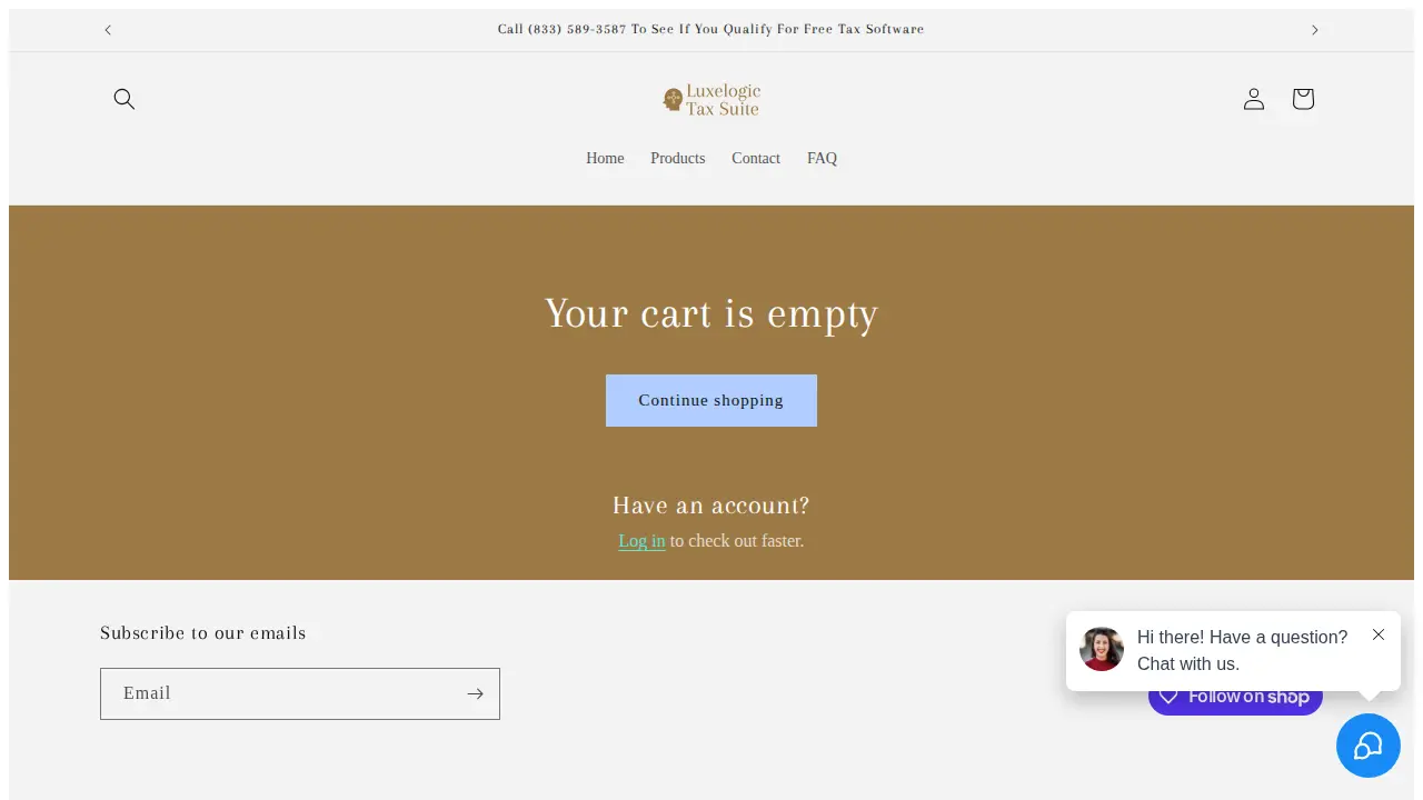 LuxeLogic Tax Suite page