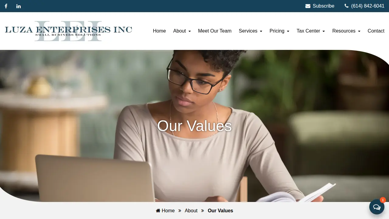 Luza Enterprises, Inc. page