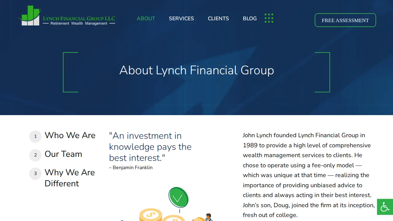 Lynch Financial Group page