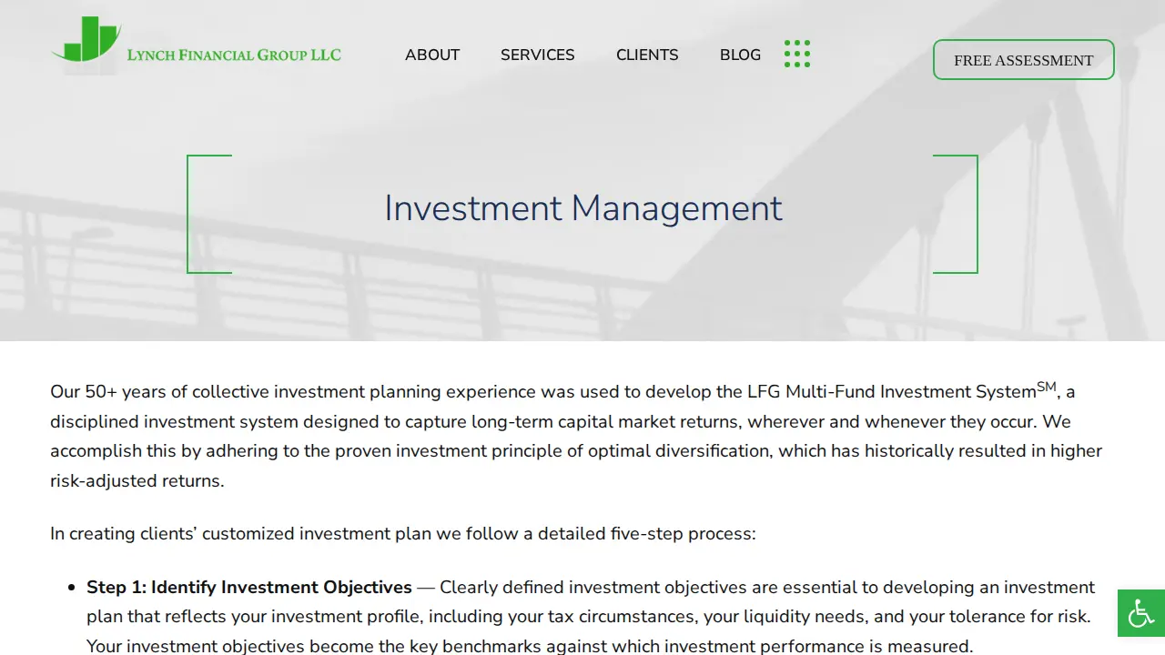 Lynch Financial Group page
