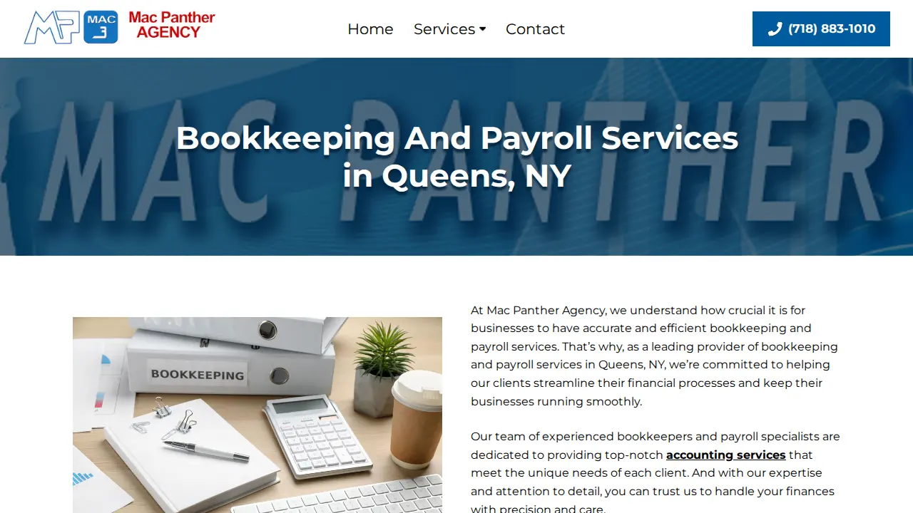 Mac Panther Agency page
