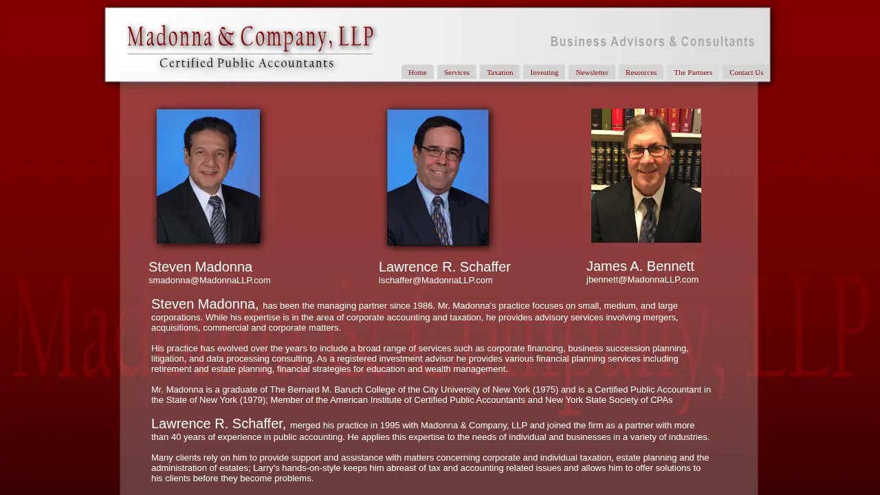 Madonna & Company, LLP page