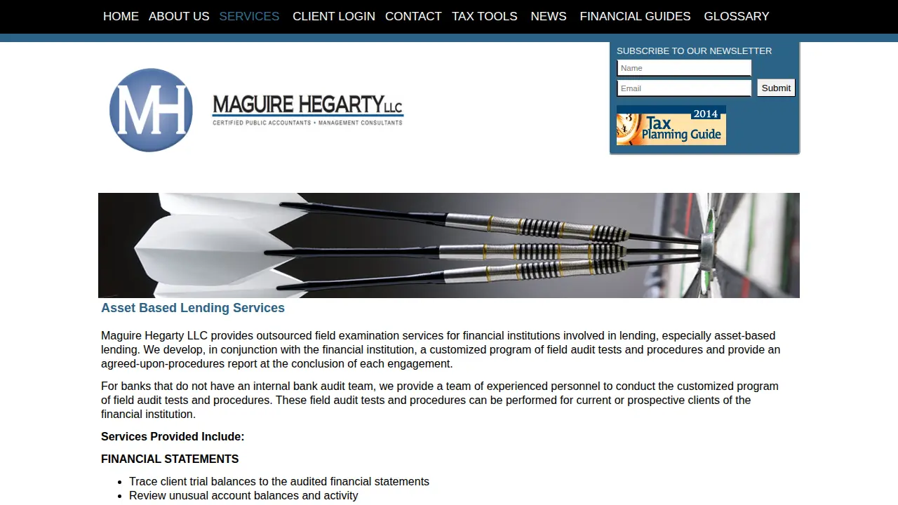 Maguire Hegarty page