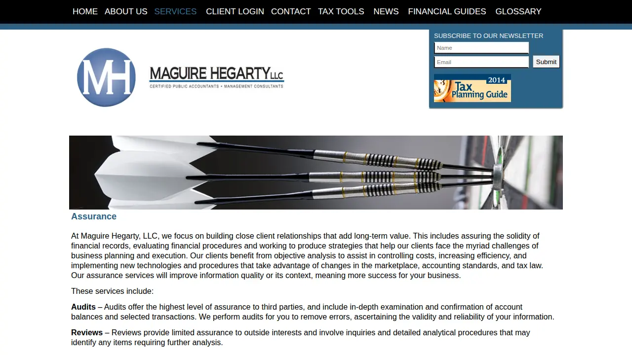 Maguire Hegarty page