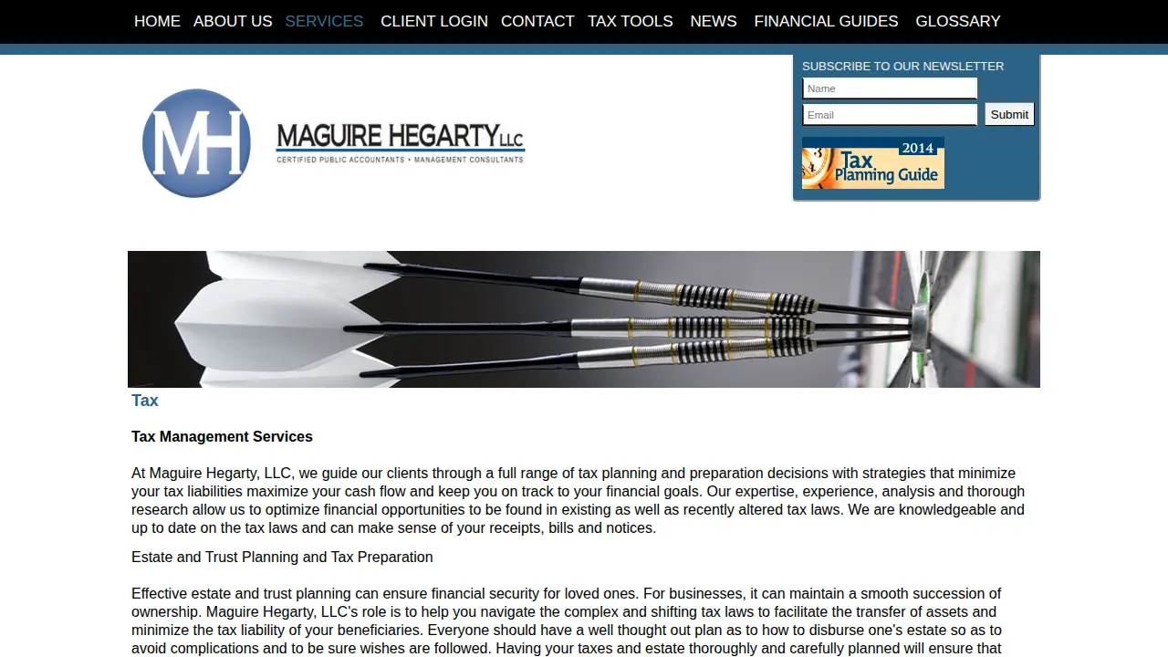 Maguire Hegarty page
