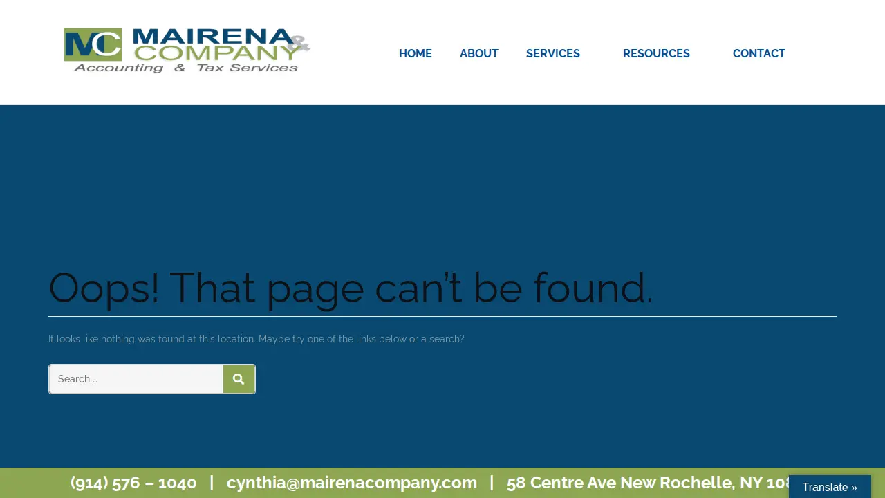 Mairena & Company page