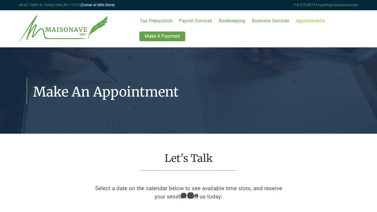 Maisonave Business Services, Inc. page