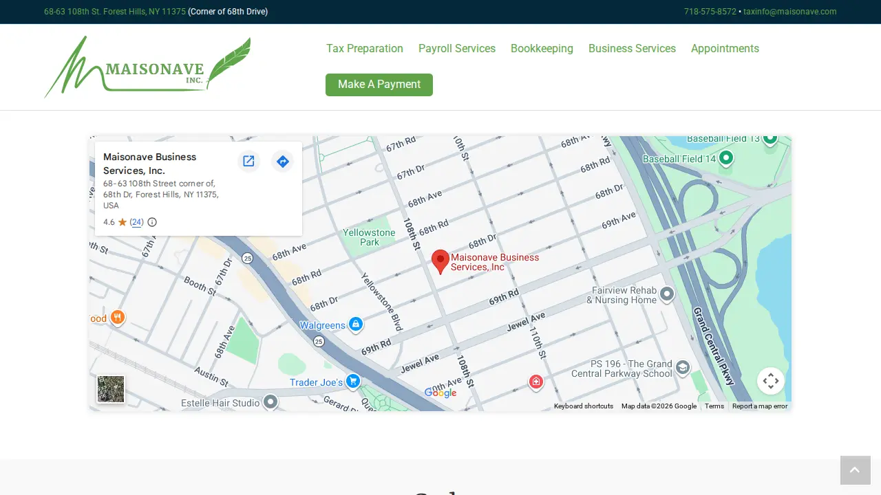 Maisonave Business Services, Inc. page