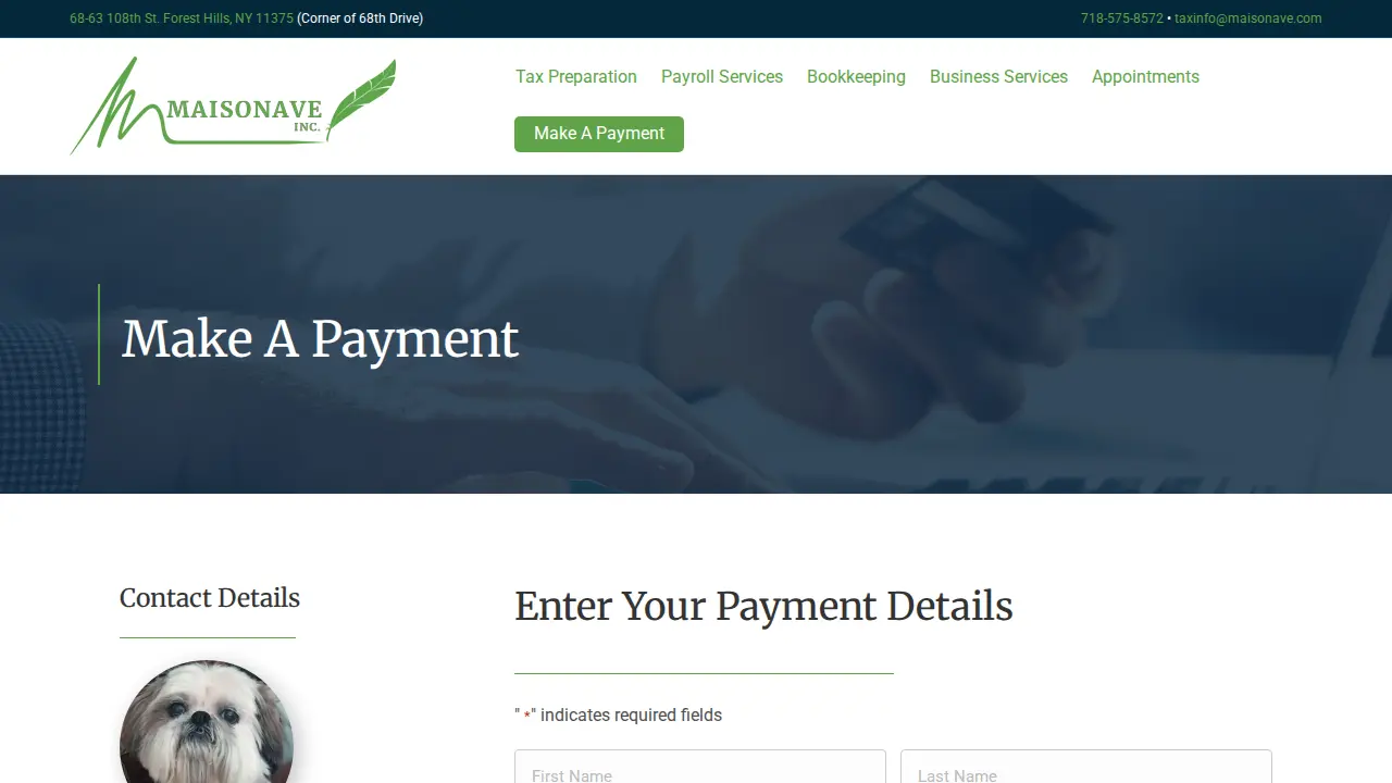 Maisonave Business Services, Inc. page