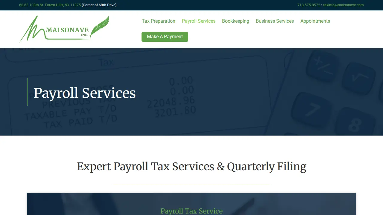 Maisonave Business Services, Inc. page