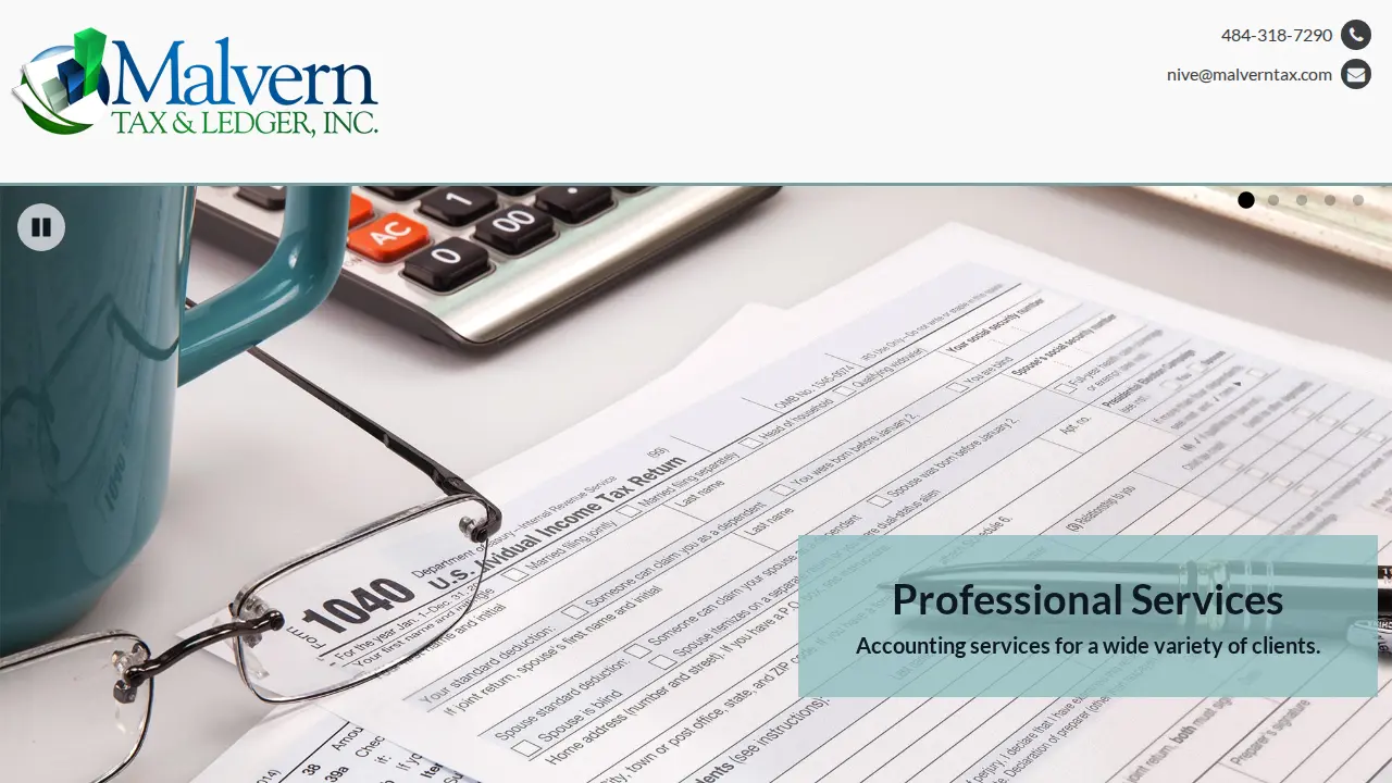 Malvern Tax & Ledger, Inc. page