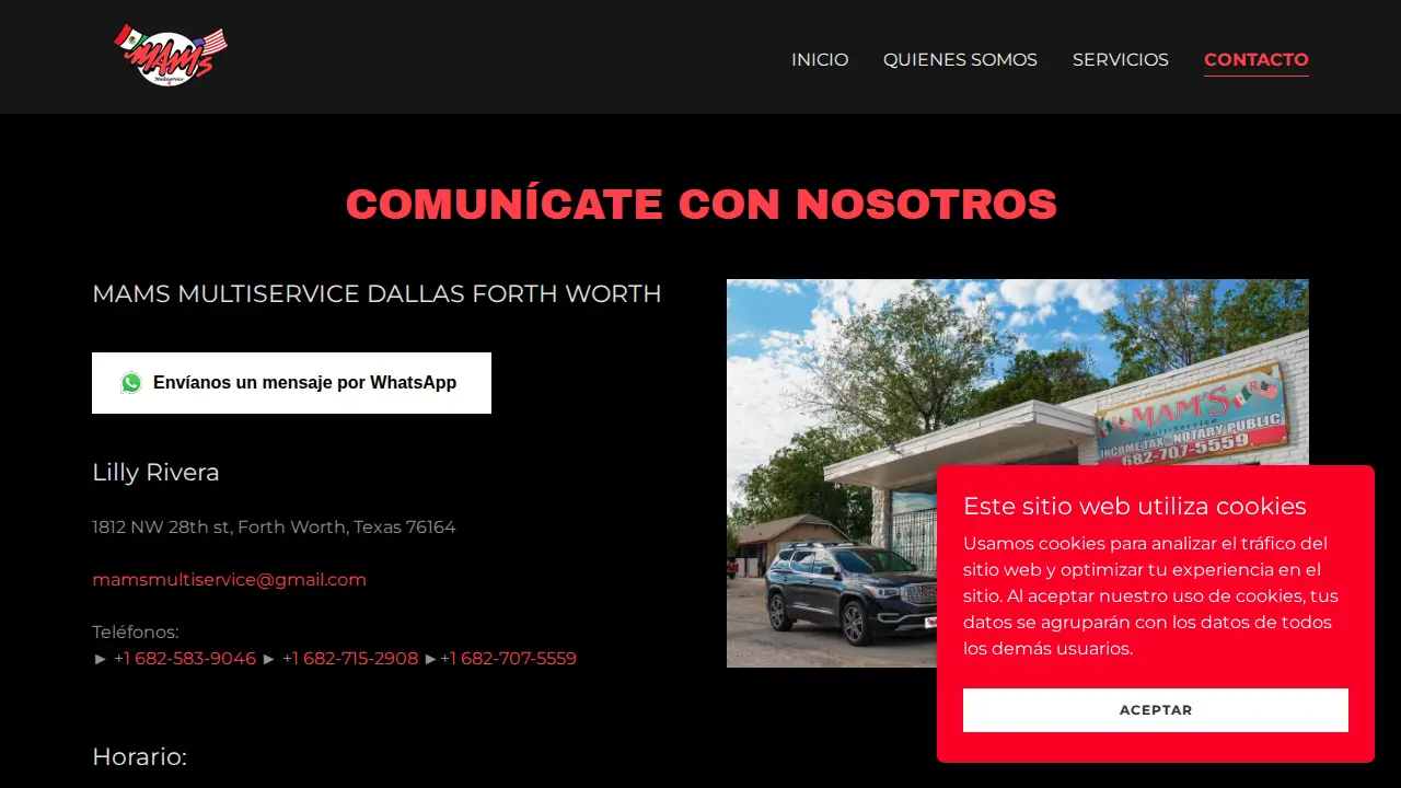 MAM'S MULTISERVICE page