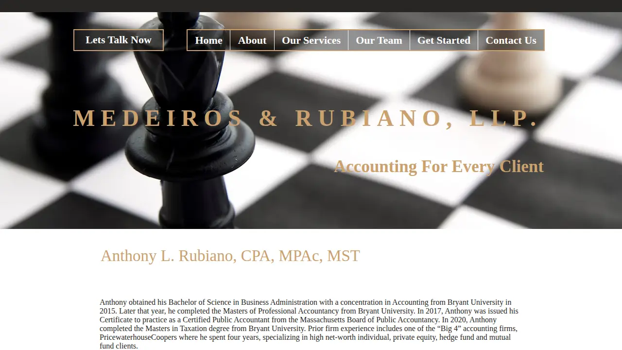 Medeiros & Rubiano, LLP page