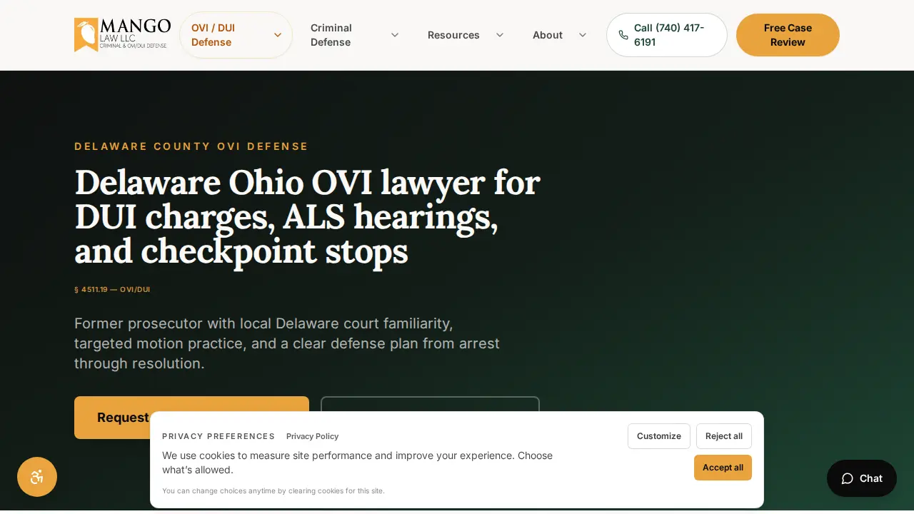Mango Law LLC page