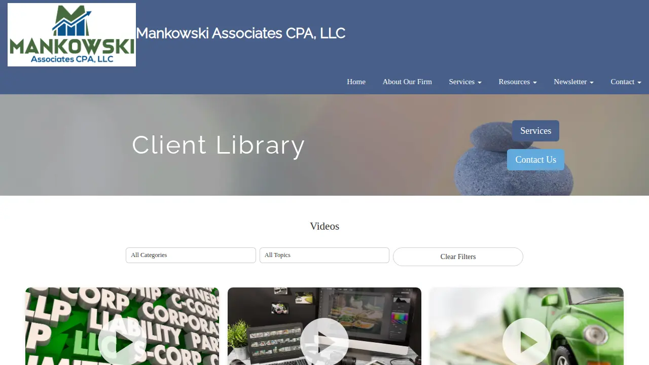 Mankowski Associates CPA, LLC page