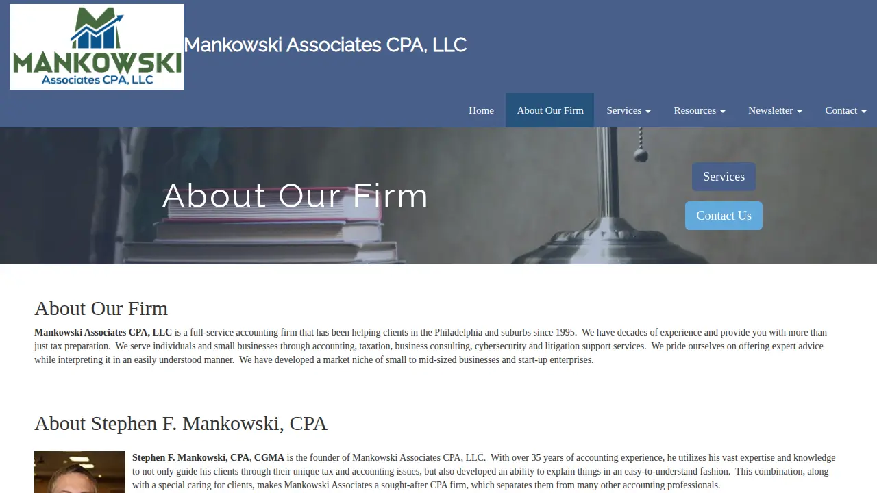 Mankowski Associates CPA, LLC page