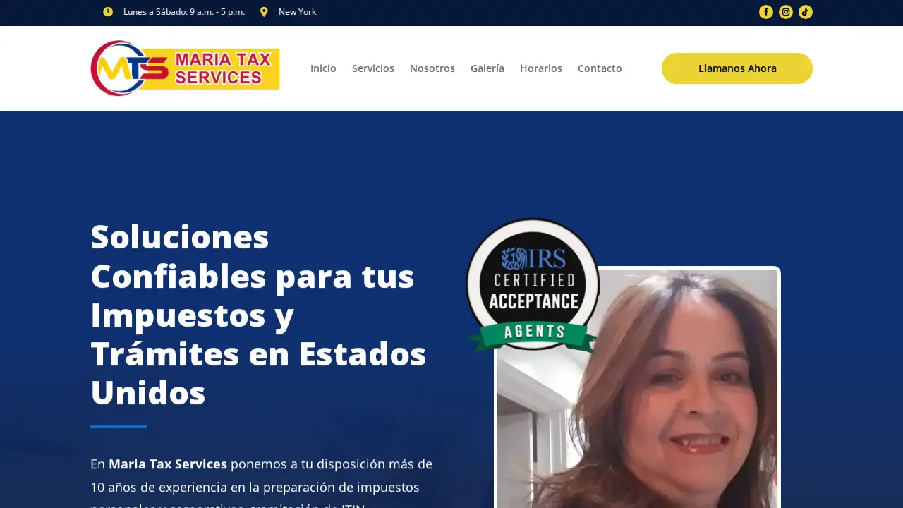 Maria Tax services