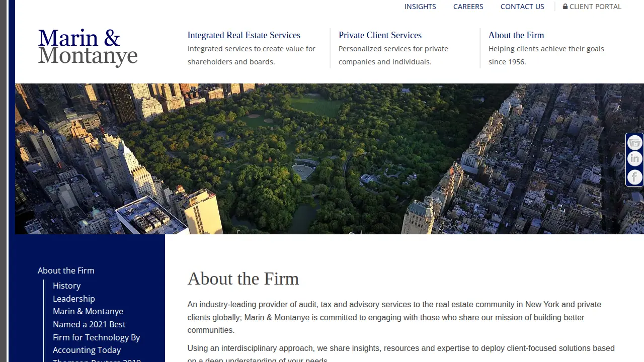 Marin & Montanye LLP page