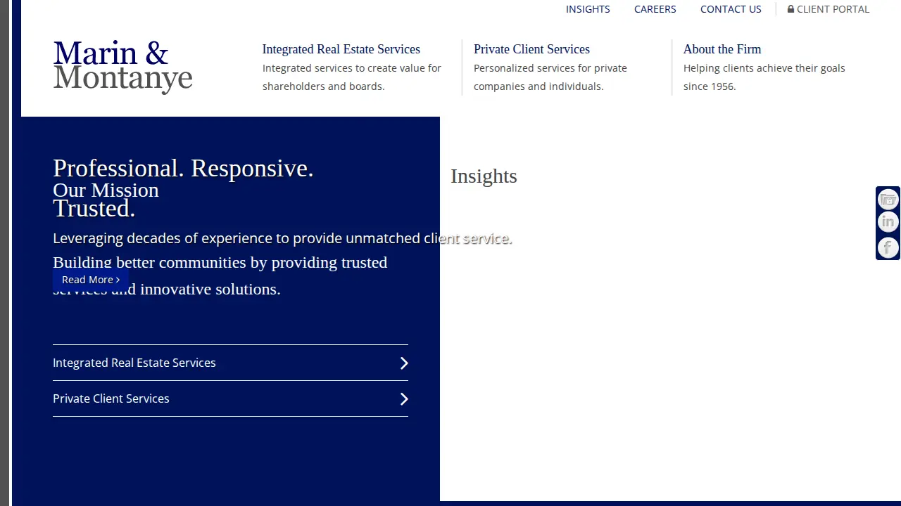 Marin & Montanye LLP page