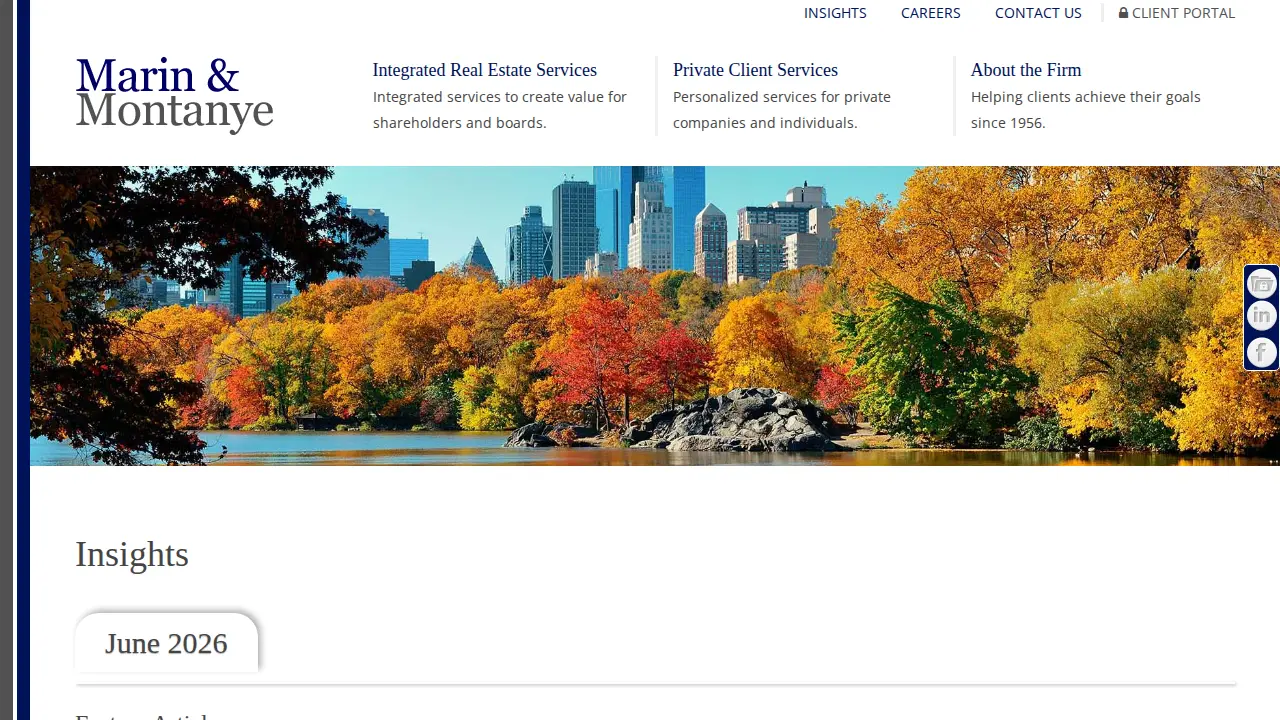 Marin & Montanye LLP page