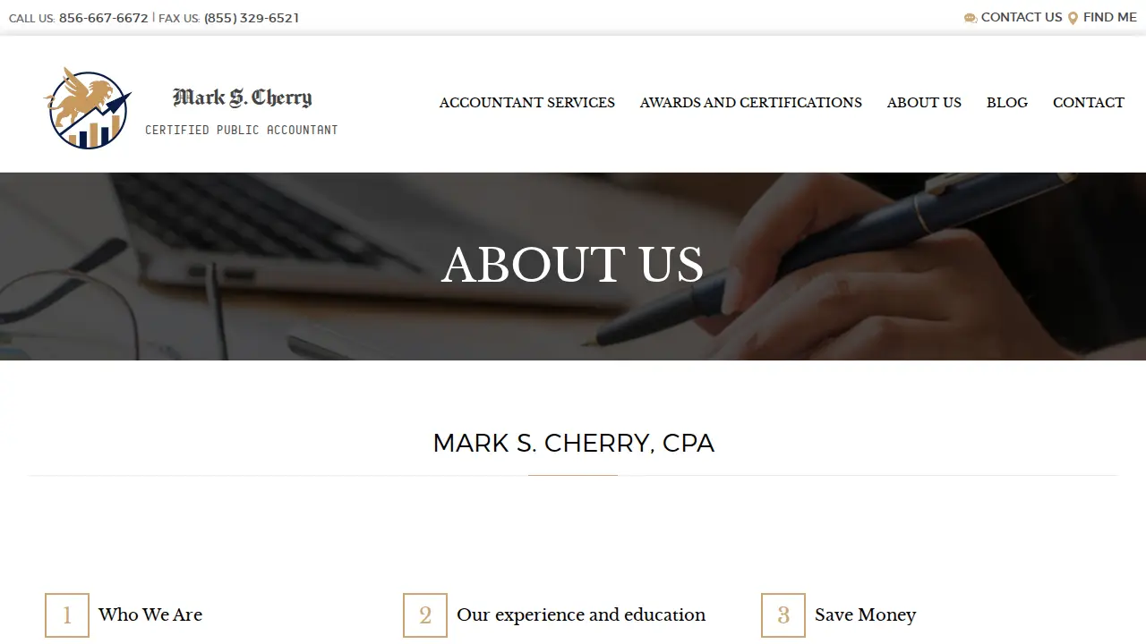 MARK CHERRY CPA, LLC page