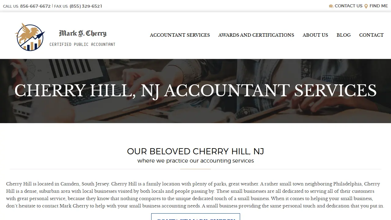 MARK CHERRY CPA, LLC page