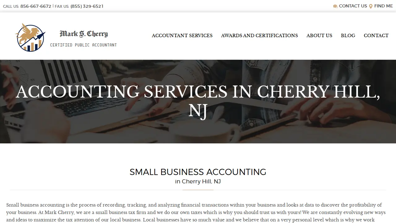 MARK CHERRY CPA, LLC page